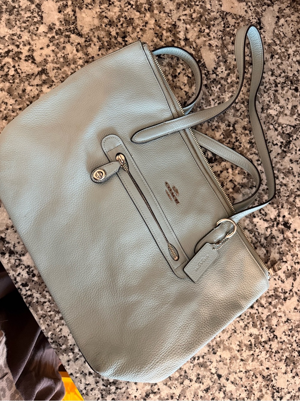 Coach Pebble Leather Tote